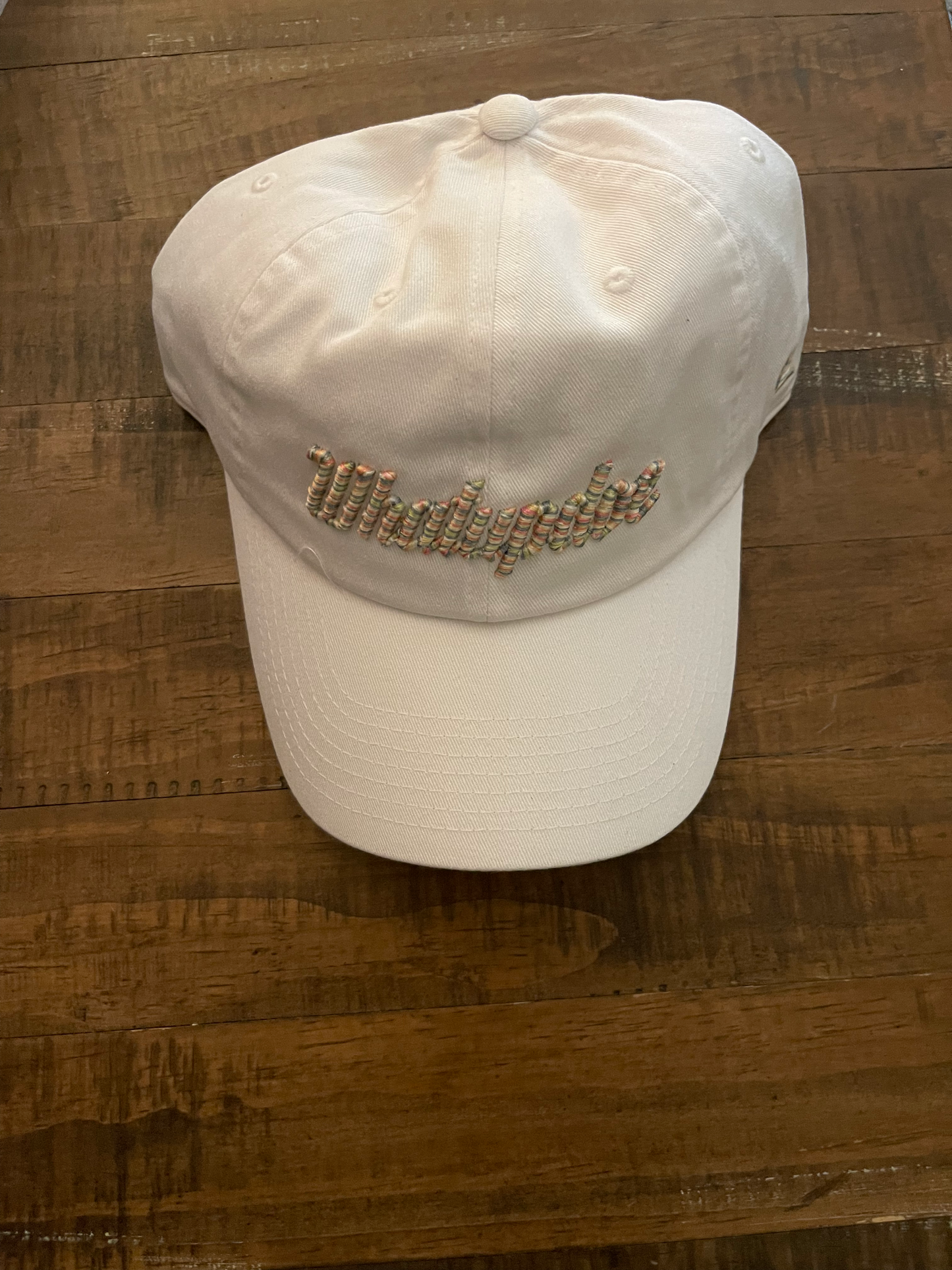 COLOR FACED PUFFED WHATUPDOE DAD HAT